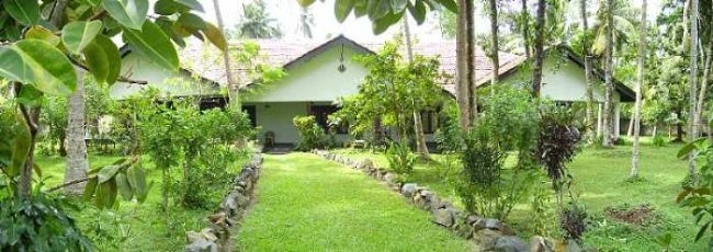 Unser Haupthaus/Gästevilla in der Frontansicht - Sri Lanka - 