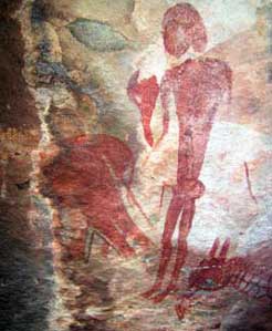 Felszeichnungen der Ureinwohner: Kultureller Schatz - Namibia - 