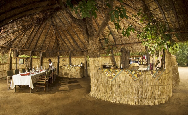 Das Bush Camp: Speise- und Bar-Bereich - Sambia - 