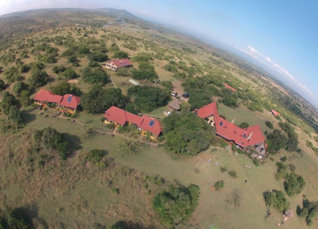 Luftaufnahme der Farm - Kenia - 