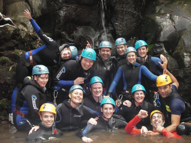 Canyoning als Gruppen-Erlebnis - Portugal - 