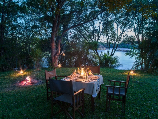 Wir bereiten Ihnen gerne ein romantisches, privates Dinner - Sambia - 