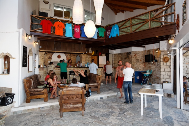 Lobby / Eingangsbereich der Tauchbasis & Snack Bar - Griechenland - 