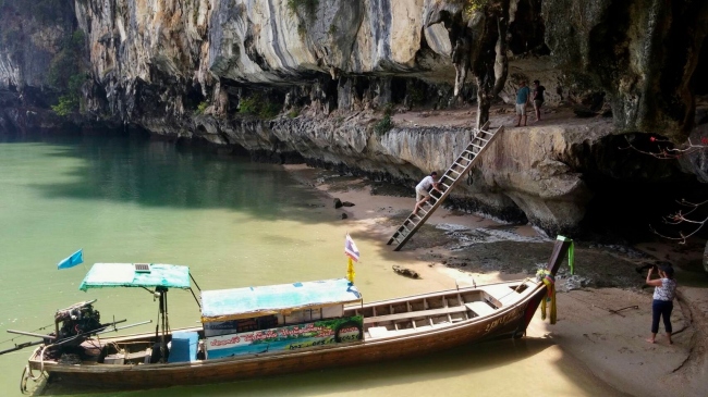 Krabis versteckte Inselwelt-Höhlengalerie - Thailand - 