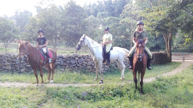 Drei Generationen von Reitern - Indonesien - 