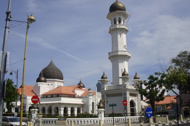 Kapitän-Keling-Moschee in Penang, Malaysia - Malaysia - 