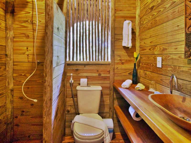 Das Badezimmer eines Baumhauses - Brasilien - 