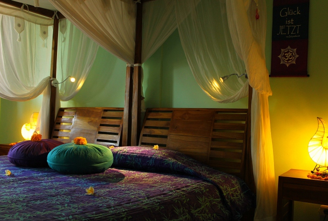 Kuschelig und gemütlich - die Doppelzimmer in der Villa - Indonesien - 