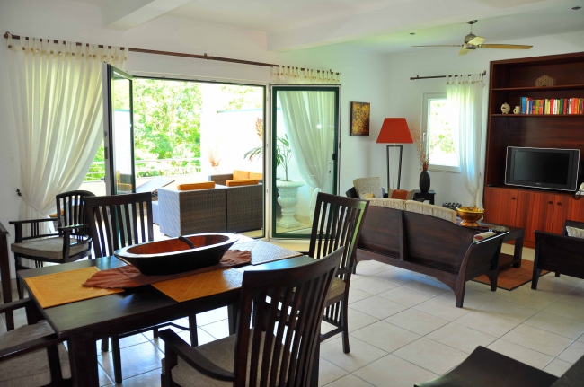 Duplex Apartment  -  Wohn- Essbereich - Seychellen - 