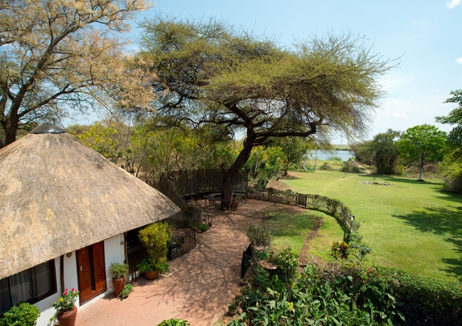Unsere Lodge liegt direkt am Chobe Fluss - Botswana - 