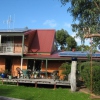 Unser Haus mit Sonnenstrom-Anlage
